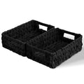 GRANNY SAYS 2-Pack Brown Wicker Storage Baskets