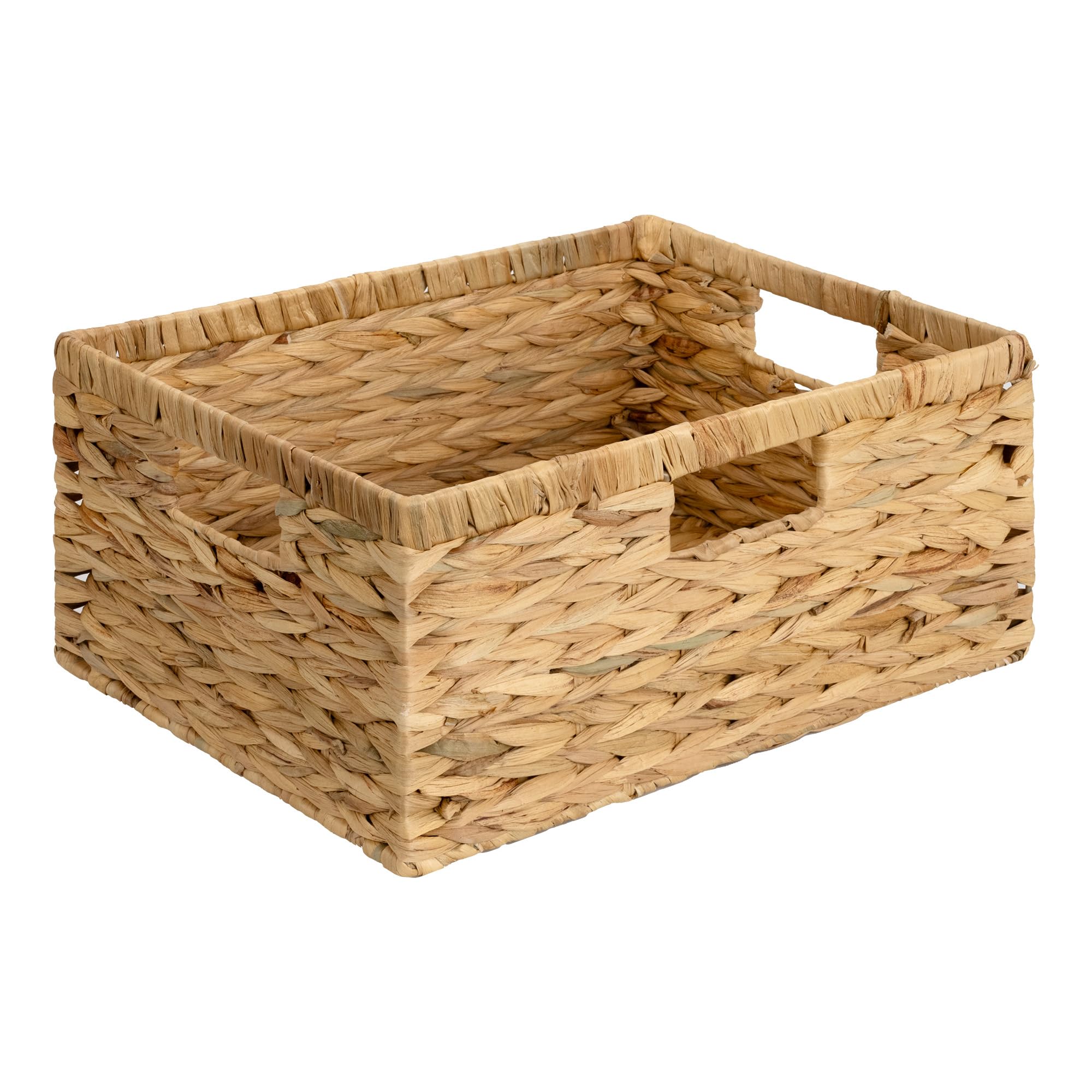 GRANNY SAYS 2-Pack Brown Wicker Storage Baskets