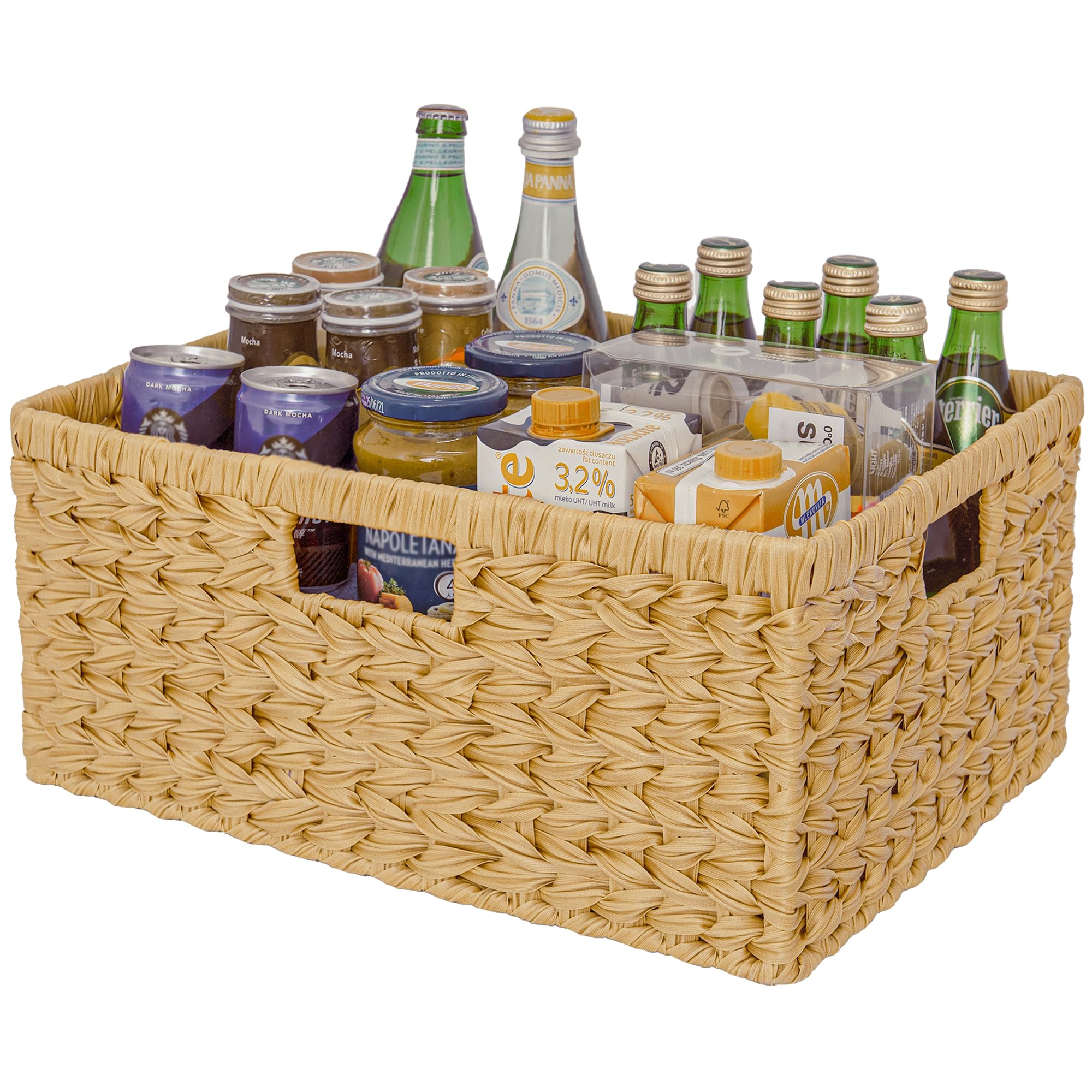 GRANNY SAYS 2-Pack Brown Wicker Storage Baskets