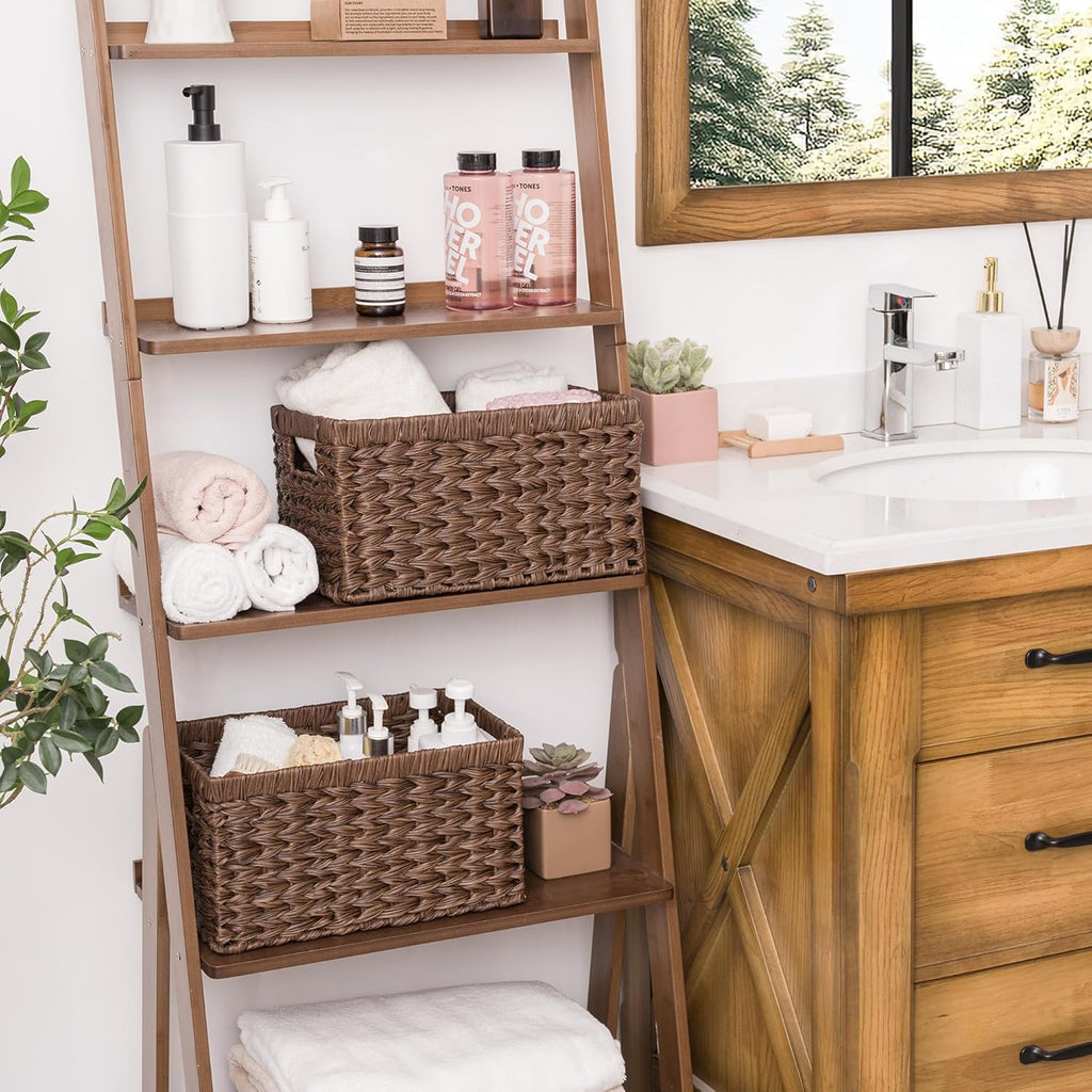 GRANNY SAYS 2-Pack Brown Wicker Storage Baskets